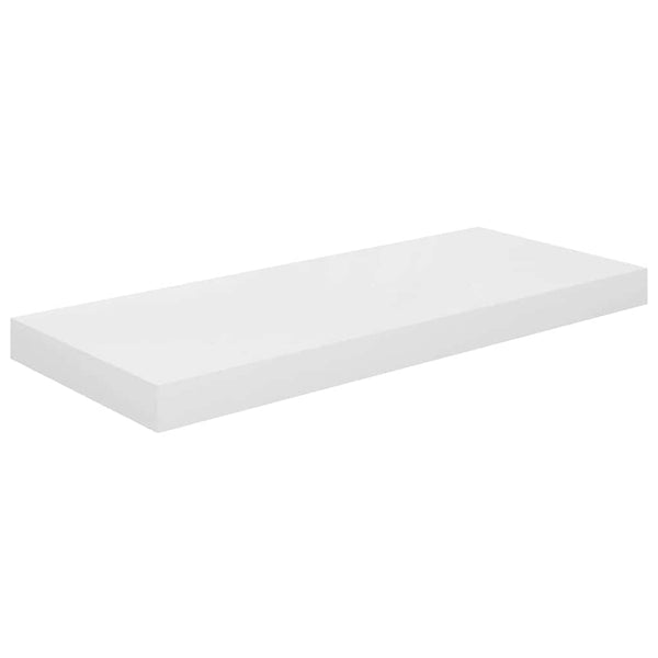 vidaXL Floating Shelves 4 pcs High Gloss White 60x23.5x3.8 cm MDF