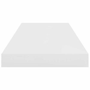 vidaXL Floating Shelves 4 pcs High Gloss White 60x23.5x3.8 cm MDF
