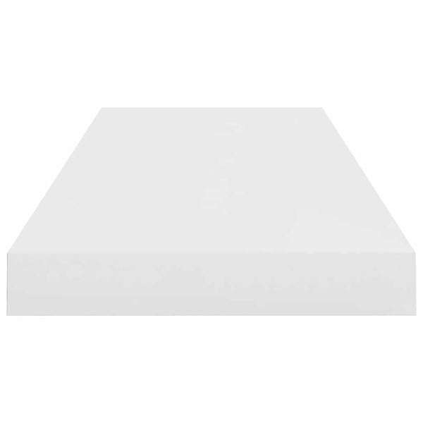 vidaXL Floating Shelves 4 pcs High Gloss White 60x23.5x3.8 cm MDF