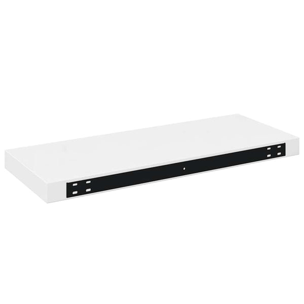 vidaXL Floating Shelves 4 pcs High Gloss White 60x23.5x3.8 cm MDF