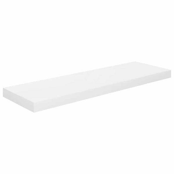 vidaXL Floating Shelves 4 pcs. High Gloss White 80x23.5x3.8 cm MDF