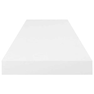 vidaXL Floating Shelves 4 pcs. High Gloss White 80x23.5x3.8 cm MDF
