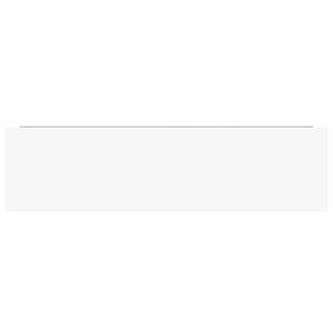 vidaXL Floating Wall Shelves 2 pcs. High Gloss White 90x23.5x3.8 cm MDF