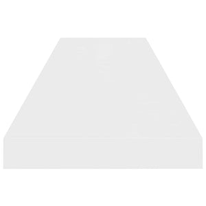 vidaXL Floating Shelves 4 pcs. High Gloss White 90x23.5x3.8 cm MDF