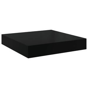 vidaXL Floating Shelf High Gloss Black 23x23.5x3.8 cm MDF