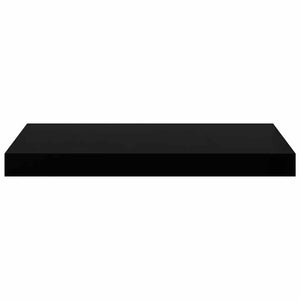 vidaXL Floating Shelves 2 pcs. High Gloss Black 50x23x3.8 cm MDF