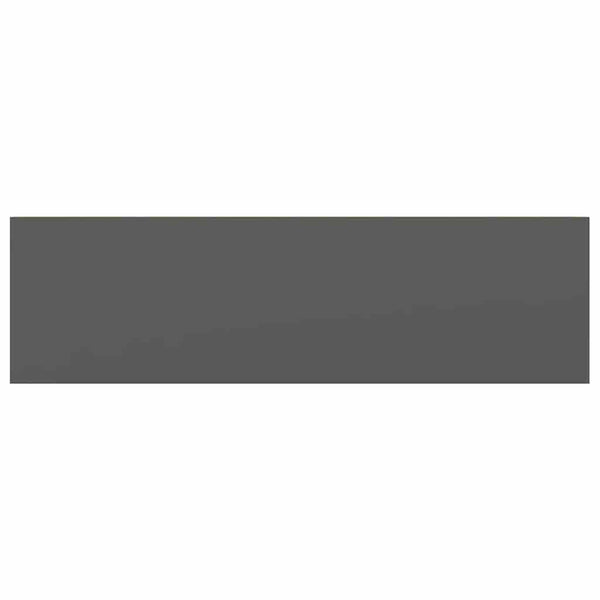 vidaXL Floating Shelf High Gloss Grey 80x23.5x3.8 cm MDF