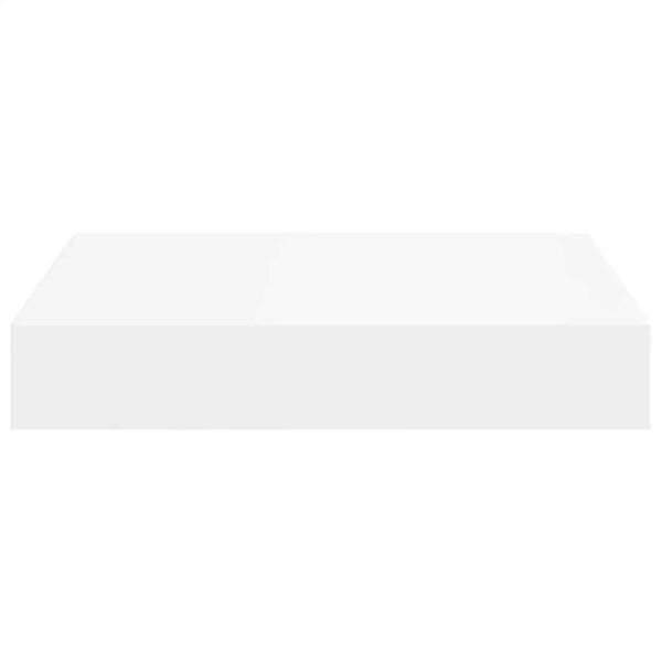vidaXL Floating Wall Shelf White 23x23.5x3.8 cm MDF