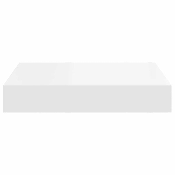vidaXL Floating Wall Shelf White 23x23.5x3.8 cm MDF