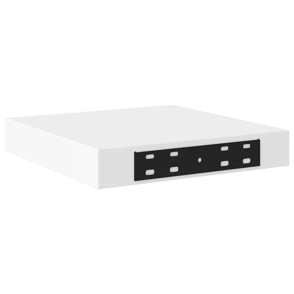 vidaXL Floating Wall Shelf White 23x23.5x3.8 cm MDF