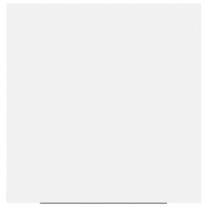 vidaXL Floating Wall Shelf White 23x23.5x3.8 cm MDF