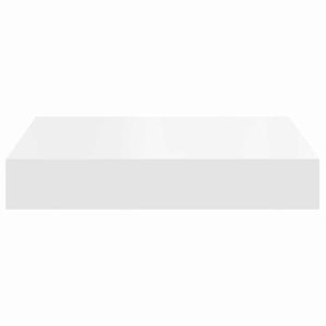 vidaXL Floating Wall Shelves 2 pcs White 23x23.5x3.8 cm MDF