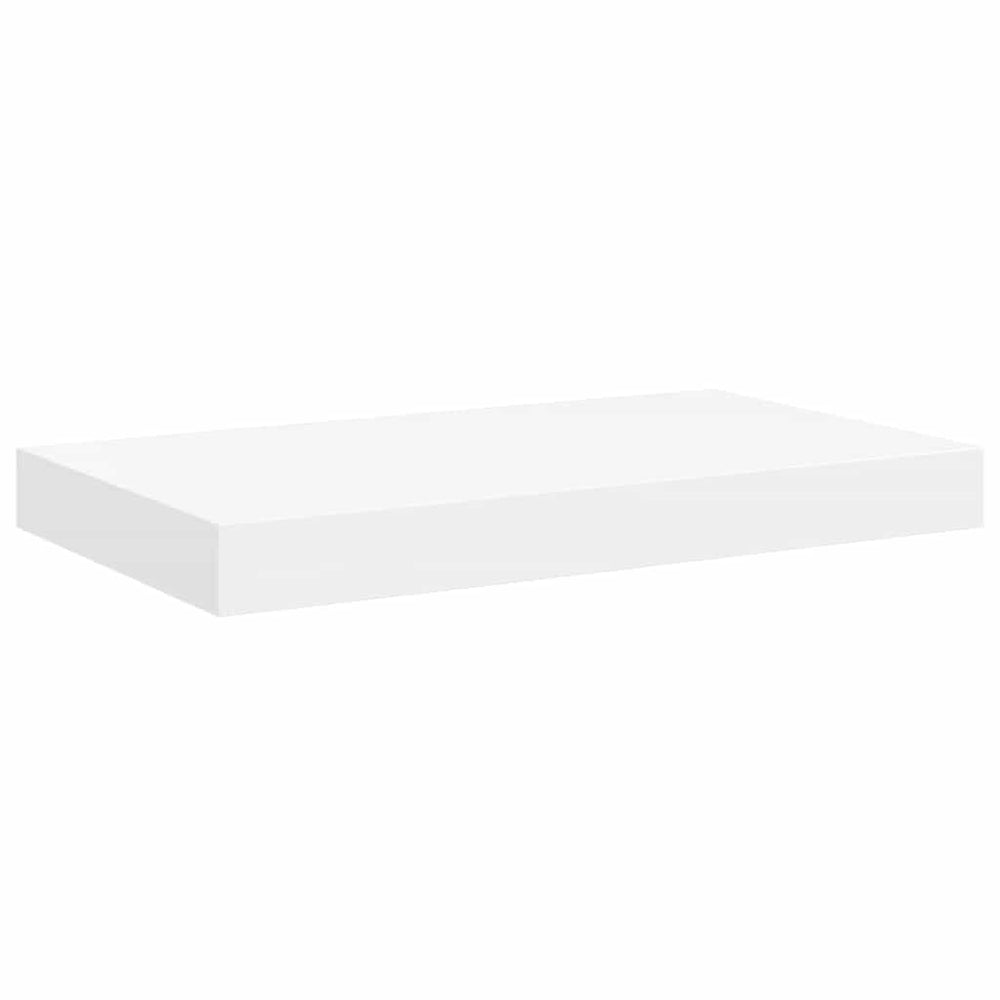 vidaXL Floating Wall Shelf White 40x23x3.8 cm MDF