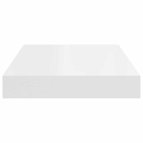 vidaXL Floating Wall Shelves 2 pcs White 40x23x3.8 cm MDF