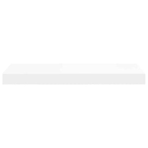 vidaXL Floating Wall Shelf White 50x23x3.8 cm MDF