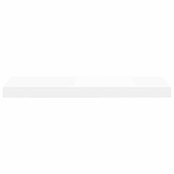 vidaXL Floating Wall Shelf White 60x23.5x3.8 cm MDF