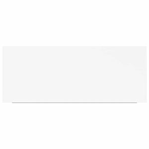 vidaXL Floating Wall Shelf White 60x23.5x3.8 cm MDF