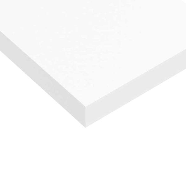 vidaXL Floating Wall Shelf White 60x23.5x3.8 cm MDF