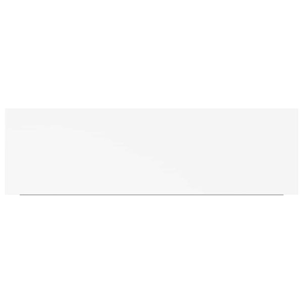 vidaXL Floating Wall Shelf White 80x23.5x3.8 cm MDF