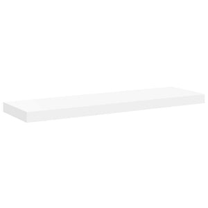 vidaXL Floating Shelves 2 pcs White 80x23.5x3.8 cm MDF