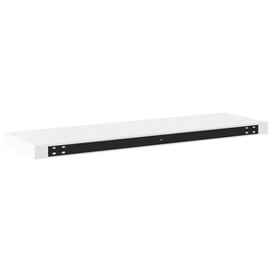 vidaXL Floating Shelves 2 pcs White 80x23.5x3.8 cm MDF