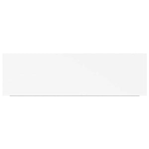 vidaXL Floating Shelves 2 pcs White 80x23.5x3.8 cm MDF