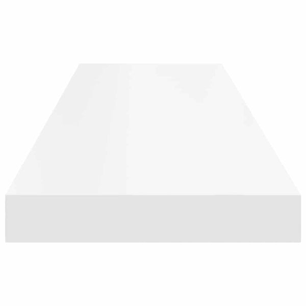 vidaXL Floating Wall Shelf White 90x23.5x3.8 cm MDF