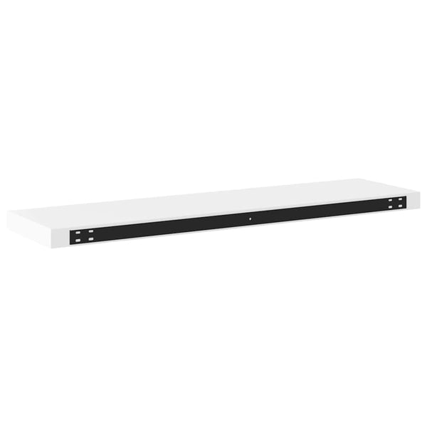vidaXL Floating Wall Shelf White 90x23.5x3.8 cm MDF