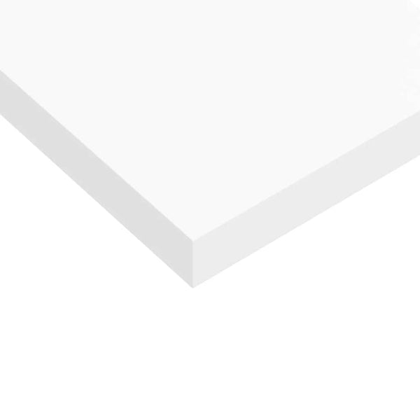 vidaXL Floating Wall Shelf White 90x23.5x3.8 cm MDF