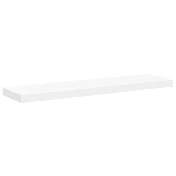 vidaXL Floating Shelves 2 pcs White 90x23.5x3.8 cm MDF