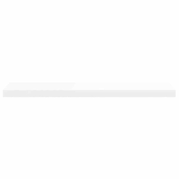 vidaXL Floating Shelves 2 pcs White 90x23.5x3.8 cm MDF