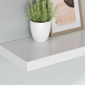 vidaXL Floating Shelves 4 pcs. White 120x23.5x3.8 cm MDF