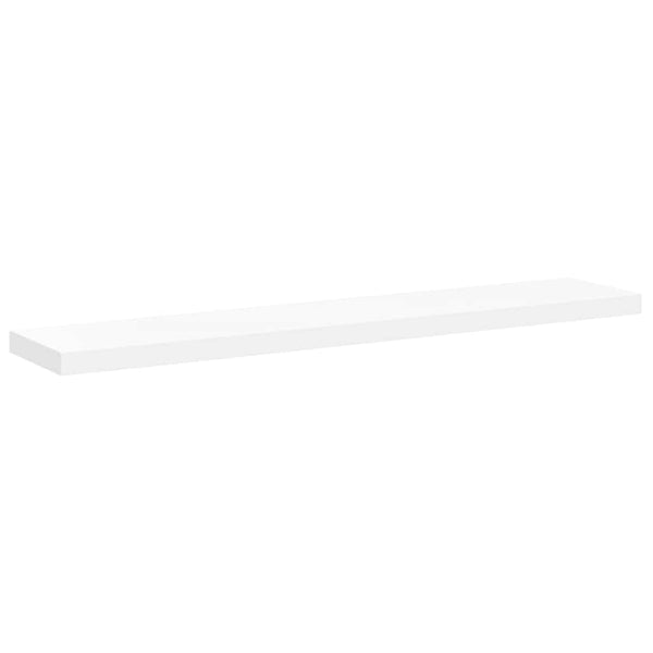 vidaXL Floating Shelves 4 pcs. White 120x23.5x3.8 cm MDF