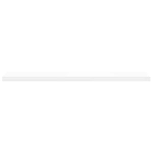 vidaXL Floating Shelves 4 pcs. White 120x23.5x3.8 cm MDF