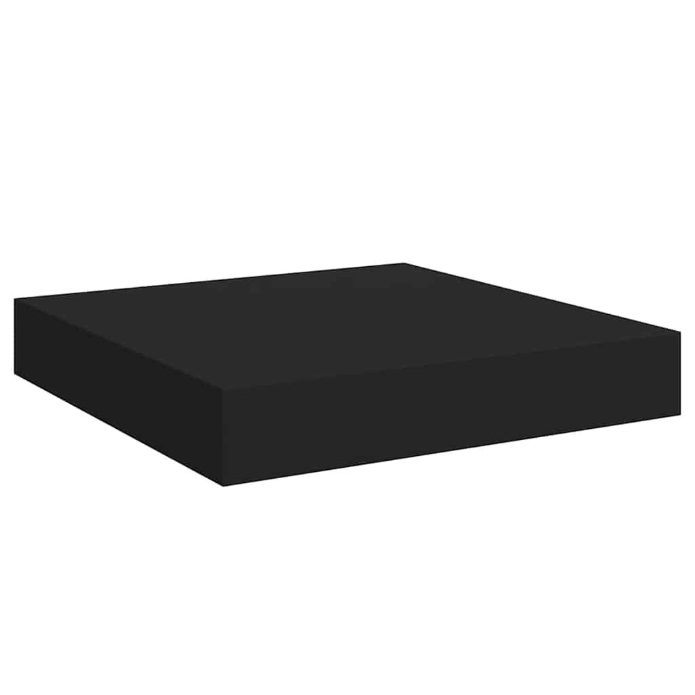 vidaXL Floating Shelf Black 23x23.5x3.8 cm MDF