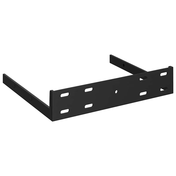 vidaXL Floating Shelf Black 23x23.5x3.8 cm MDF