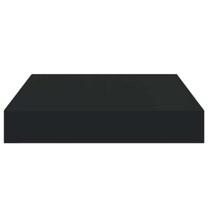 vidaXL Floating Shelf Black 23x23.5x3.8 cm MDF