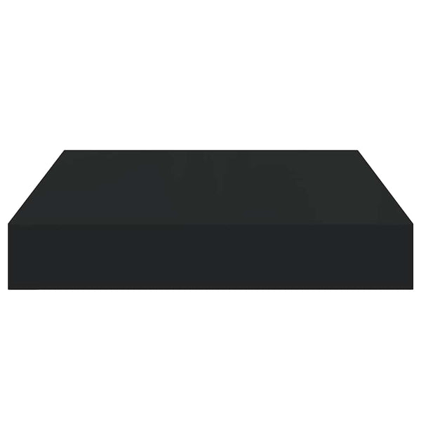 vidaXL Floating Shelf Black 23x23.5x3.8 cm MDF