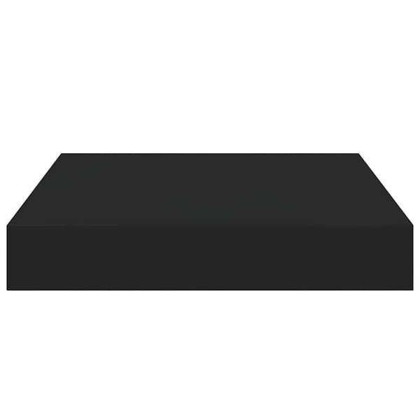 vidaXL Floating Shelf Black 23x23.5x3.8 cm MDF