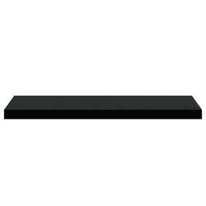 vidaXL Floating Shelves 4 pcs. Black 80x23.5x3.8 cm MDF