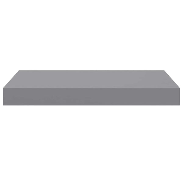 vidaXL Floating Wall Shelf Grey 40x23x3.8 cm MDF