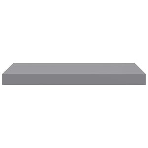 vidaXL Floating Wall Shelves 2 pcs Grey 50x23x3.8 cm MDF