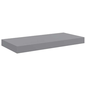 vidaXL Floating Wall Shelves 4 pcs. Grey 50x23x3.8 cm MDF