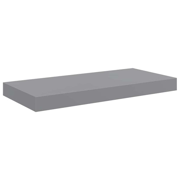 vidaXL Floating Wall Shelves 4 pcs. Grey 50x23x3.8 cm MDF