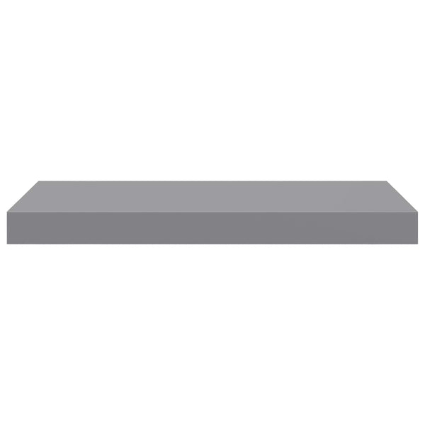 vidaXL Floating Wall Shelves 4 pcs. Grey 50x23x3.8 cm MDF