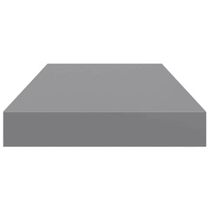 vidaXL Floating Wall Shelves 4 pcs. Grey 50x23x3.8 cm MDF