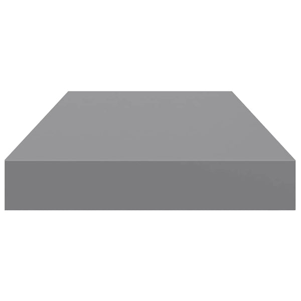 vidaXL Floating Wall Shelves 4 pcs. Grey 50x23x3.8 cm MDF