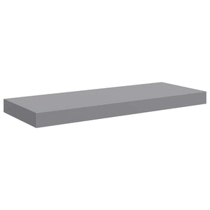 vidaXL Floating Wall Shelf Gray 60x23.5x3.8 cm MDF