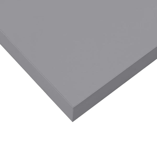 vidaXL Floating Wall Shelf Gray 60x23.5x3.8 cm MDF