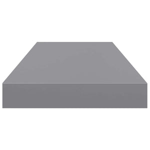 vidaXL Floating Shelves 4 pcs. Grey 60x23.5x3.8cm MDF